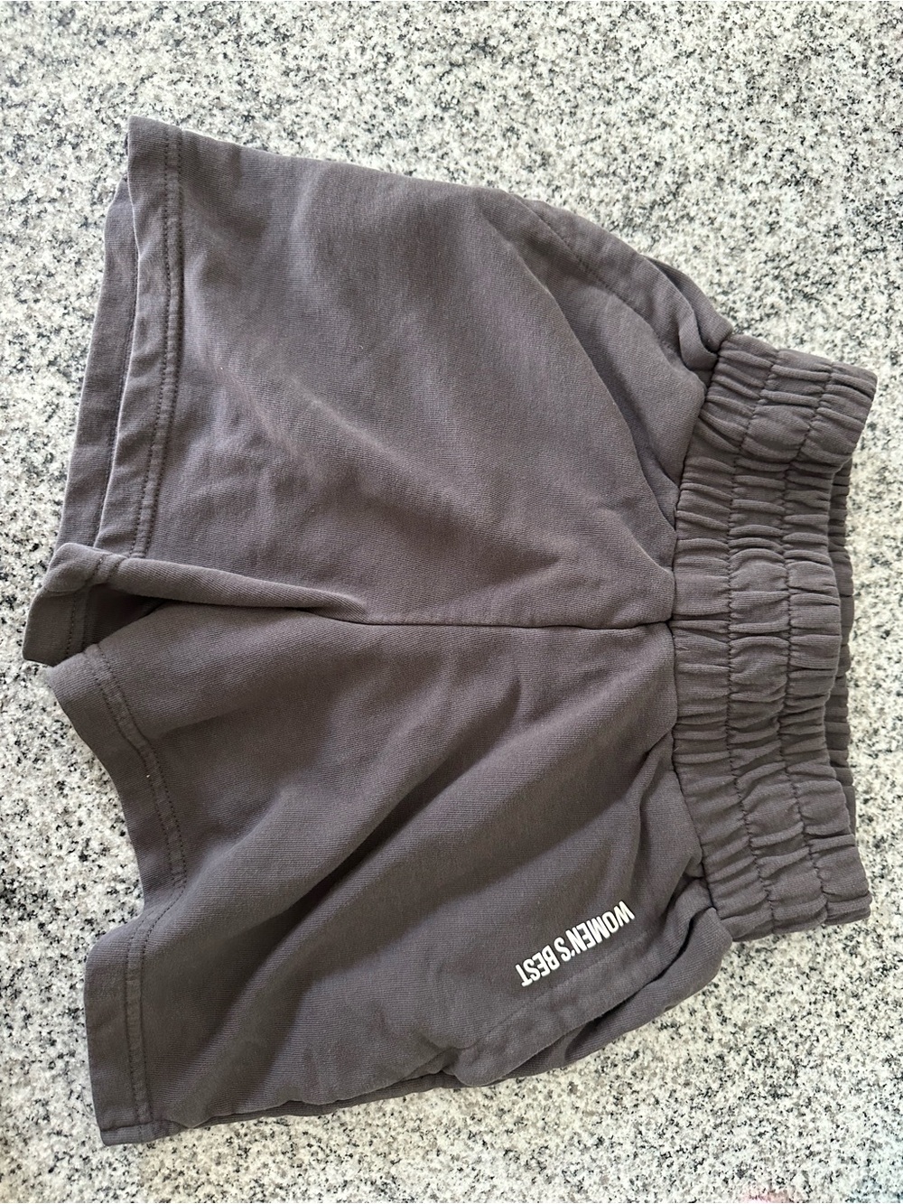 Women's Best Soft Elastic-Waist Shorts — Charcoal Gray Size S